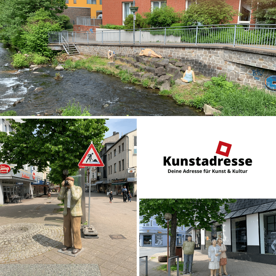 Kunstadresse - Deine Adresse für Kunst & Kultur - Alltagsmenschen von Christel Lechner & Laura Lechner in Gevelsberg als Kunst im öffentlichen Raum #Alltagsmenschen #Gevelsberg