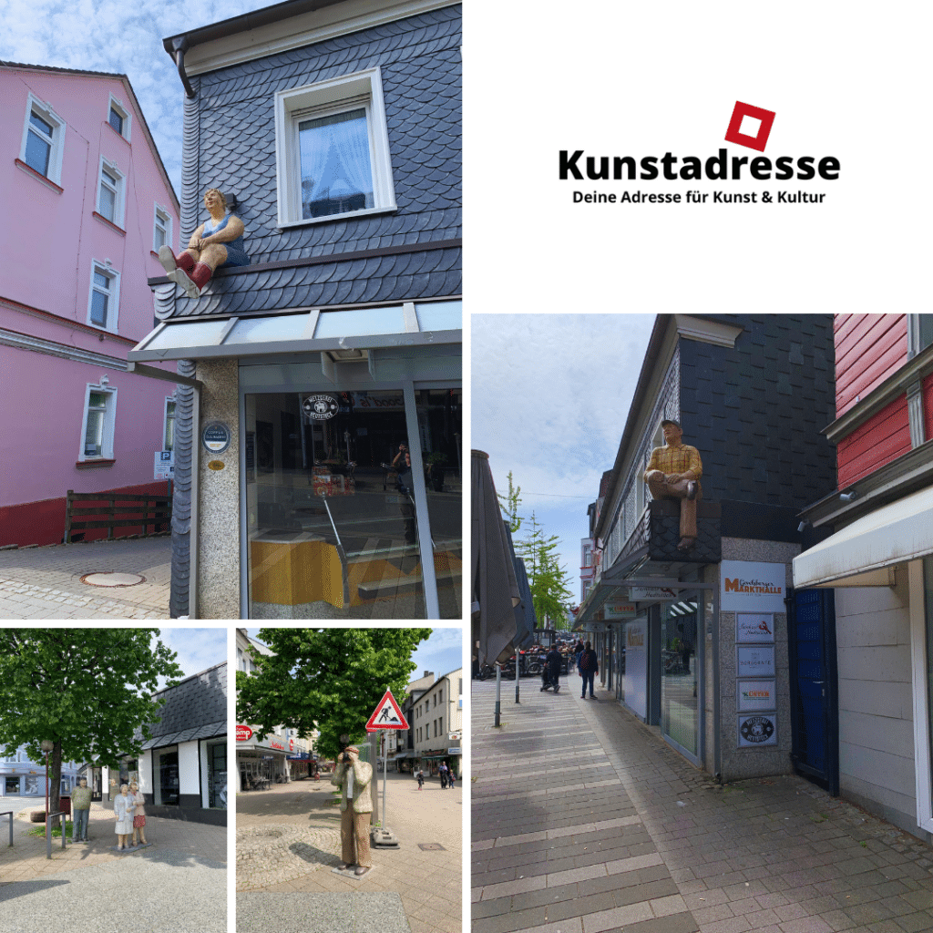 Kunstadresse - Deine Adresse für Kunst & Kultur - Alltagsmenschen von Christel Lechner & Laura Lechner in Gevelsberg als Kunst im öffentlichen Raum #Alltagsmenschen #Gevelsberg