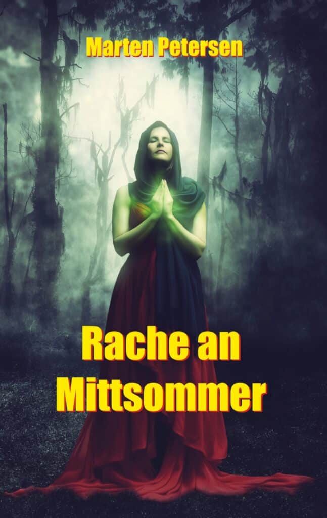 Buchcover, Titel: Rache an Mittsommer von Marten Petersen