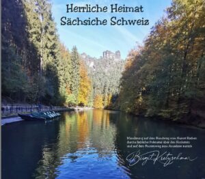 Buchcover von "Goldener Herbst im Elbsandsteingebirge", Ein Bildband von Birgit Kretzschmar